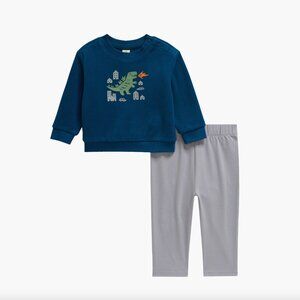 Tucker + Tate Fleece Dinosaur Sweatshirt & Sweatpants Set